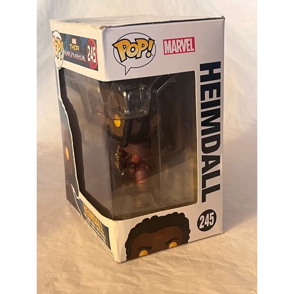 Funko Pop! Marvel Thor Ragnarok VALKYRIE #244 HEIMDALL #245 - Vinyl Bobble-Head - Picture 5 of 16